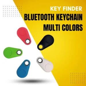 Bluetooth Key Finder Keychain Keyring Multi Colors - Swalle Tile Bluetooth Lost and Found Device Mobile App Tracker