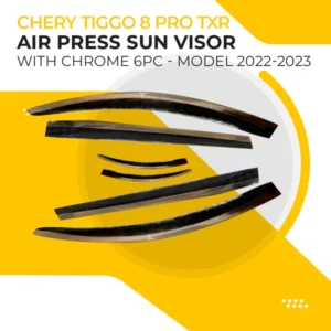 Chery Tiggo 8 Pro TXR Air Press Sun Visor With Chrome 6PC - Model 2022-2023