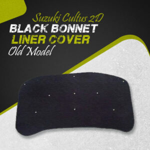 Suzuki Cultus 2D Black Bonnet Liner Cover Old Model - Model 2007-2017 - Protector Lid Garnish Bonnet Namda