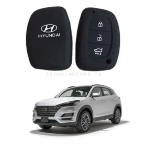 Hyundai Tucson PVC Silicone Protection Key Cover 3 Button - Model 2020-2021