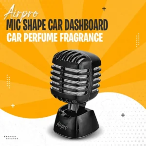 Airpro Mic Shape Car Dashboard Car Perfume Fragrance - Multi Colour