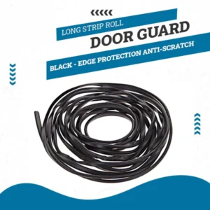 Door Guard Long Strip Roll - Black - Edge Protection Anti-Scratch Buffer Strip
