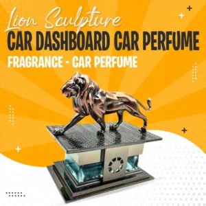Lion Sculpture Car Dashboard Car Perfume Fragrance - Multi Color - Car Perfume Fragrance Freshener Smell