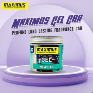 Maximus Gel Car Perfume Long Lasting Fragrance Can - New Car