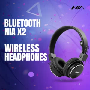 NIA X2 Bluetooth Wireless Headphone - Black - Hearing Protection Safety Earmuffs Headphoe Noise Reduction Ear Protector Soundproof Headphones