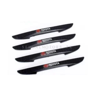 Toyota Slim Style Door Guard Protectors - Black - Edge Protection Anti-Scratch Buffer Strip